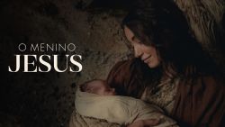 Maria segurando o menino Jesus no curta-metragem O Menino Jesus