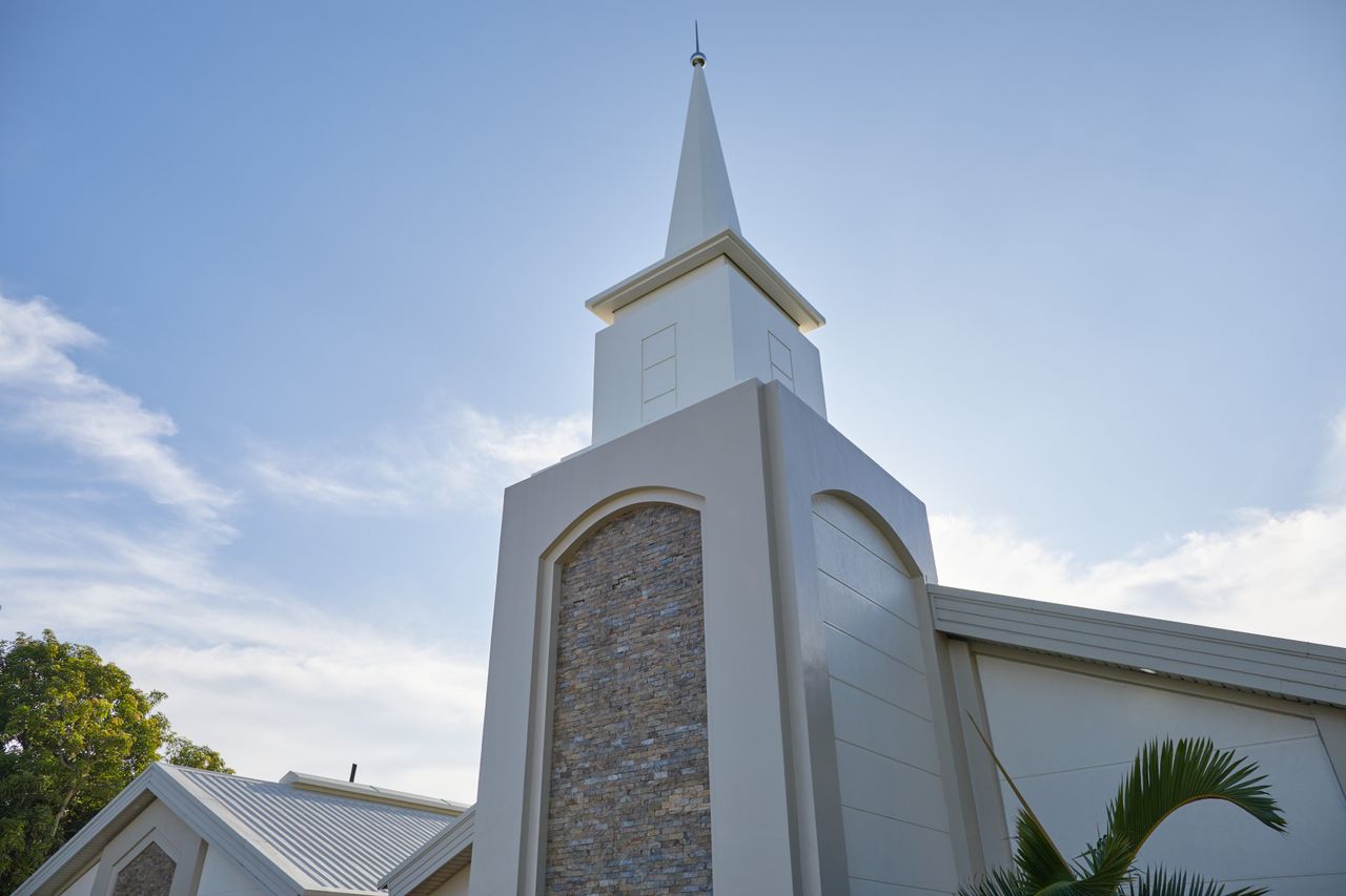 exterior do edifício da igreja