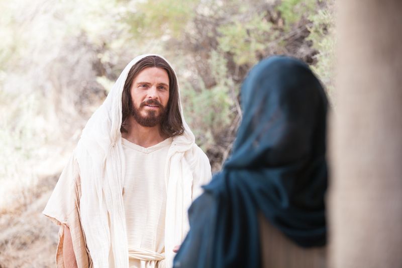 Jesus Cristo ressuscitado aparece a Maria Madalena no Jardim do Sepulcro